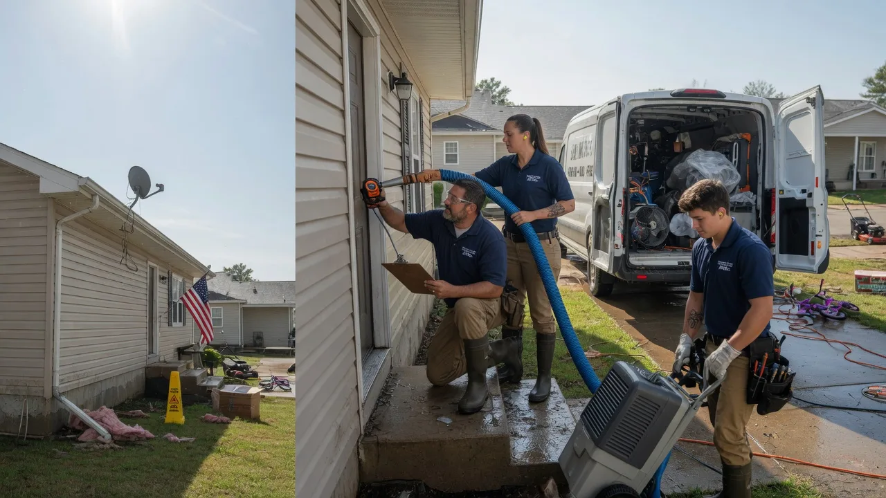 Ceiling Water Damage Restoration in Bradley, SD near me